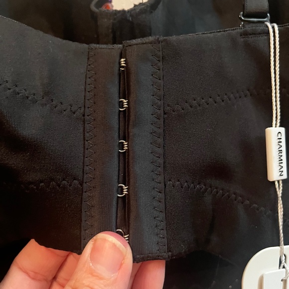 NWT Charmian Rhinestone Push Up Bra Bustier Cropped XL Club-wear Selena - Picture 7 of 13